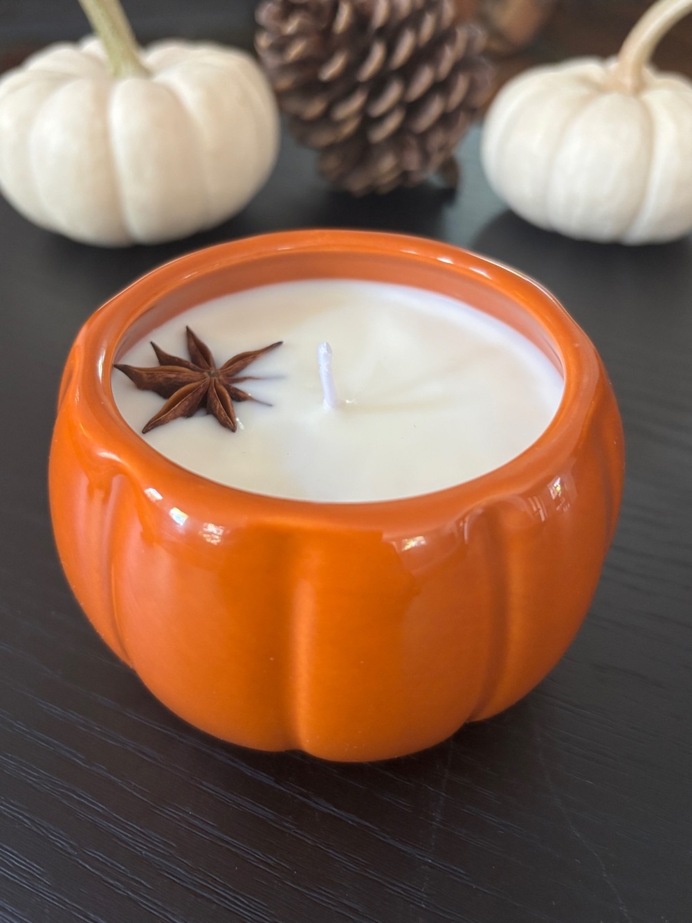 Handcrafted Pumpkin Fall Candle Harvest Spice Scent Handmade by Brown’s General